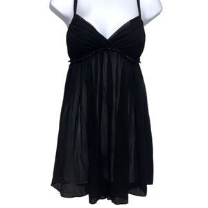 FLORA Chiffon Babydoll Slip Dress